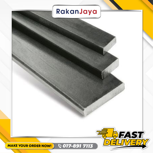MS (MILD STEEL) FLAT BAR ( 6 MTR )
