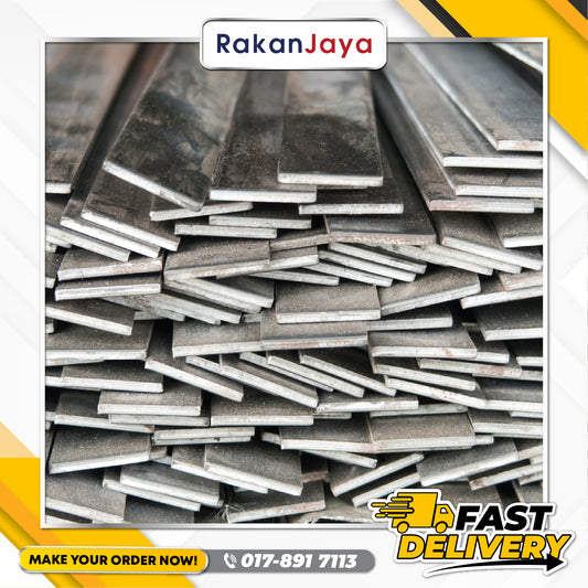 MS (MILD STEEL) FLAT BAR ( 6 MTR )