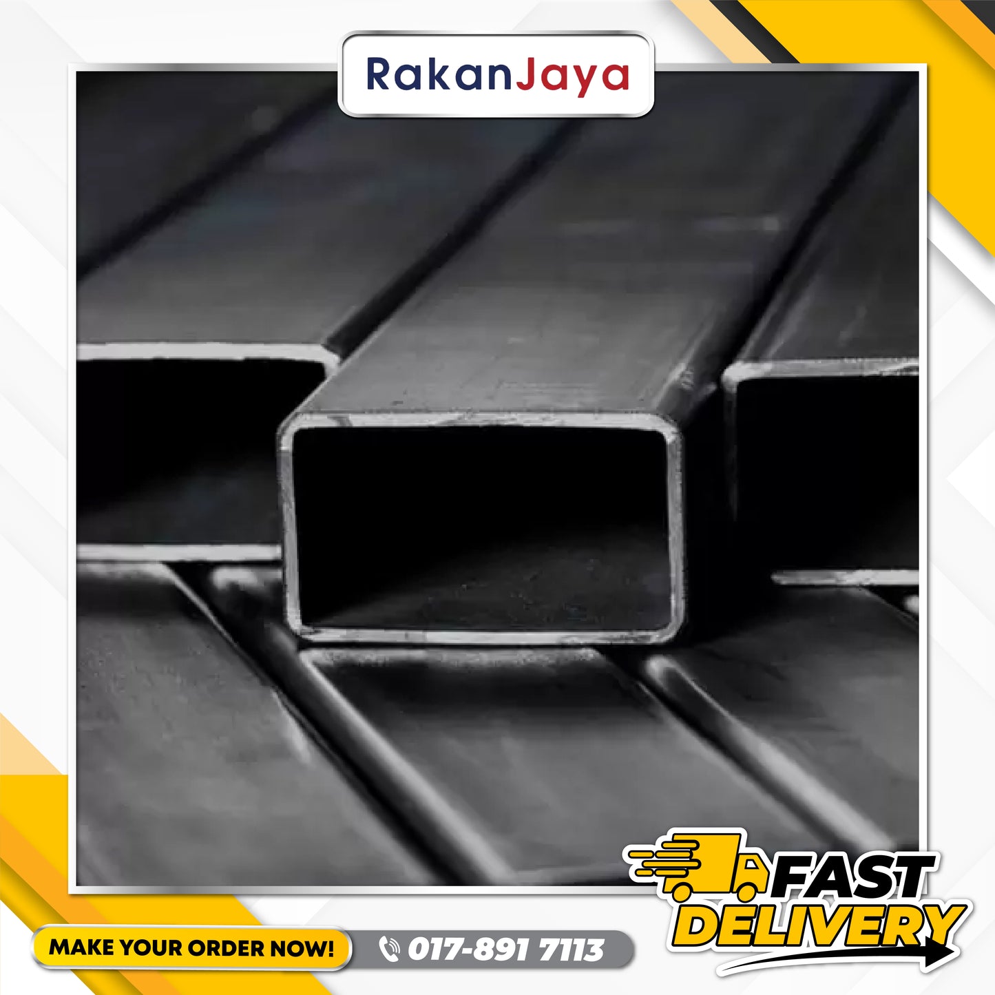 MS (MILD STEEL) RECTANGULAR HOLLOW SECTION (RHS)
