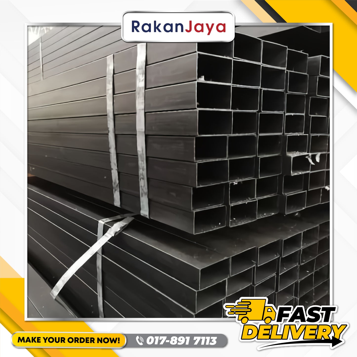 MS (MILD STEEL) RECTANGULAR HOLLOW SECTION (RHS)