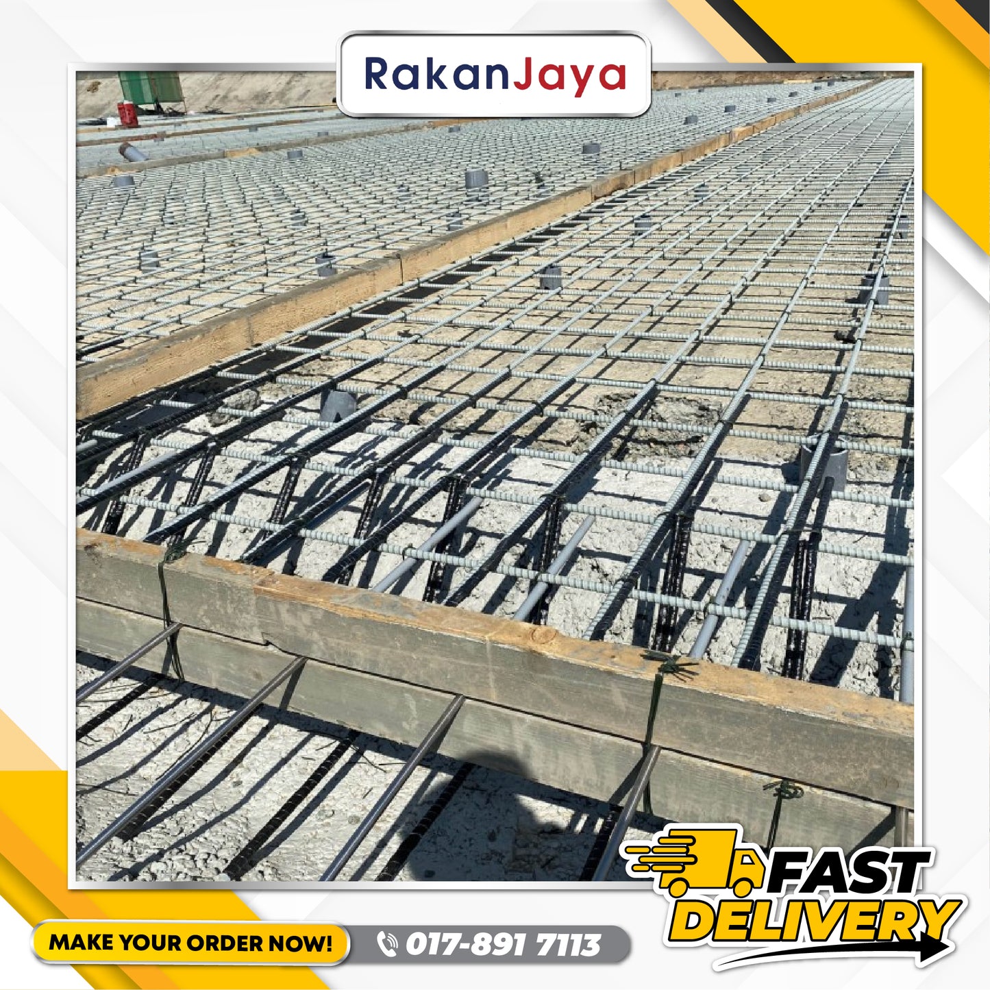 MS (MILD STEEL) Y-BAR (FOLDED / 12 METER)
