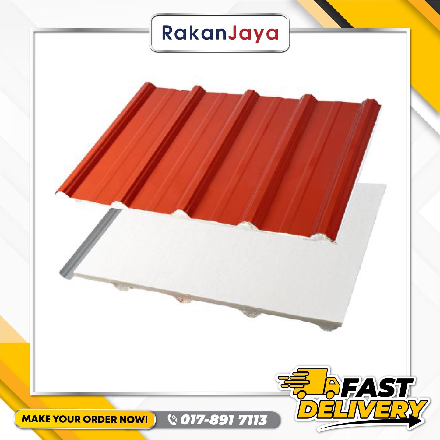 PU FOAM FOR METAL DECK G26 (0.47MM)(10FT-20FT) 1.0