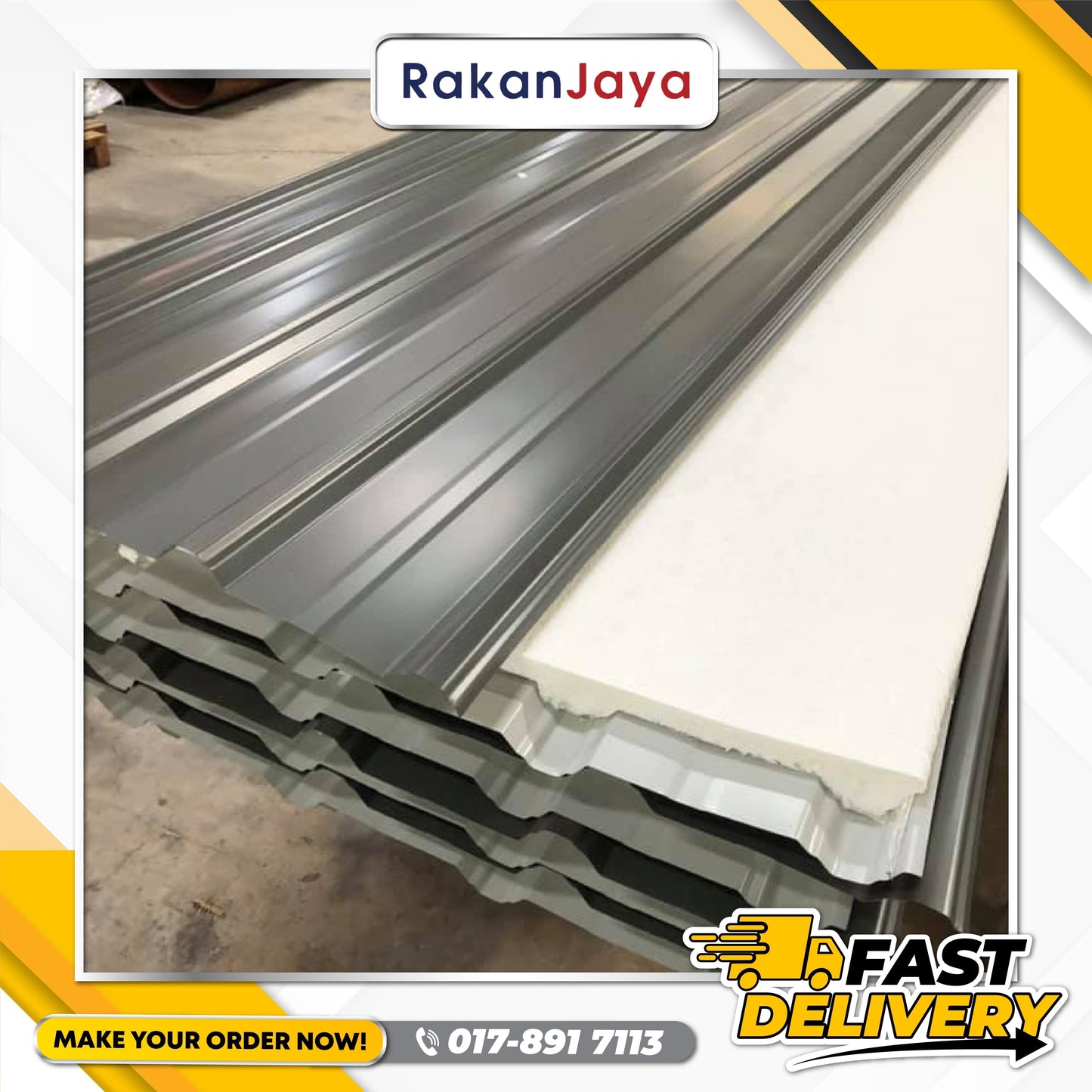 PU FOAM FOR METAL DECK G26 (0.47MM)(10FT-20FT) 1.0