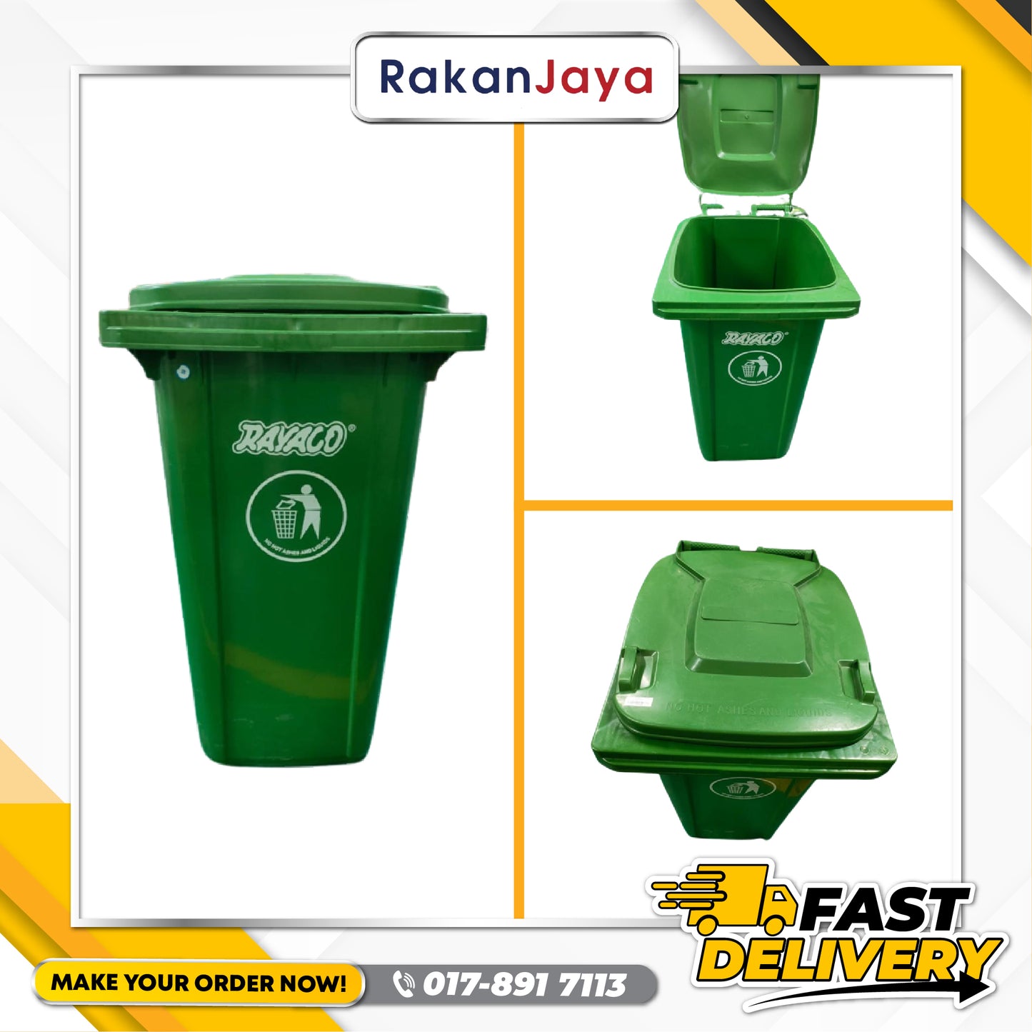 RAYACO DUSTBIN (240 LITER)