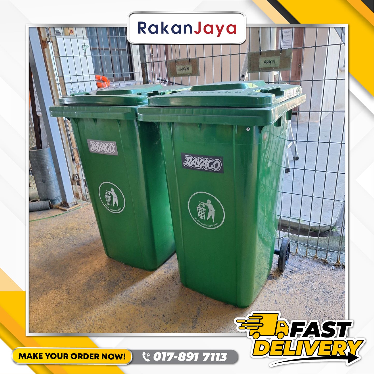 RAYACO DUSTBIN (240 LITER)