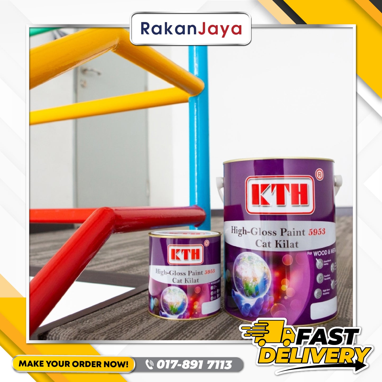 KTH HIGH GLOSS PAINT (CAT KILAT) 5953