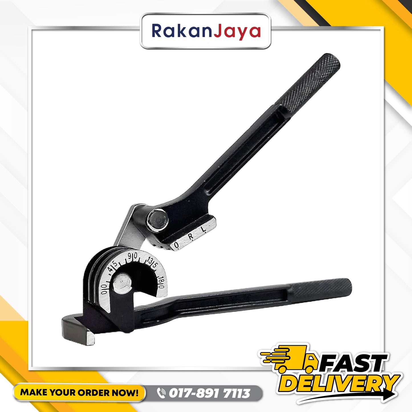 3-IN-1 180 DEGREE TUBE BENDER - 1/4",5/16" & 3/8"