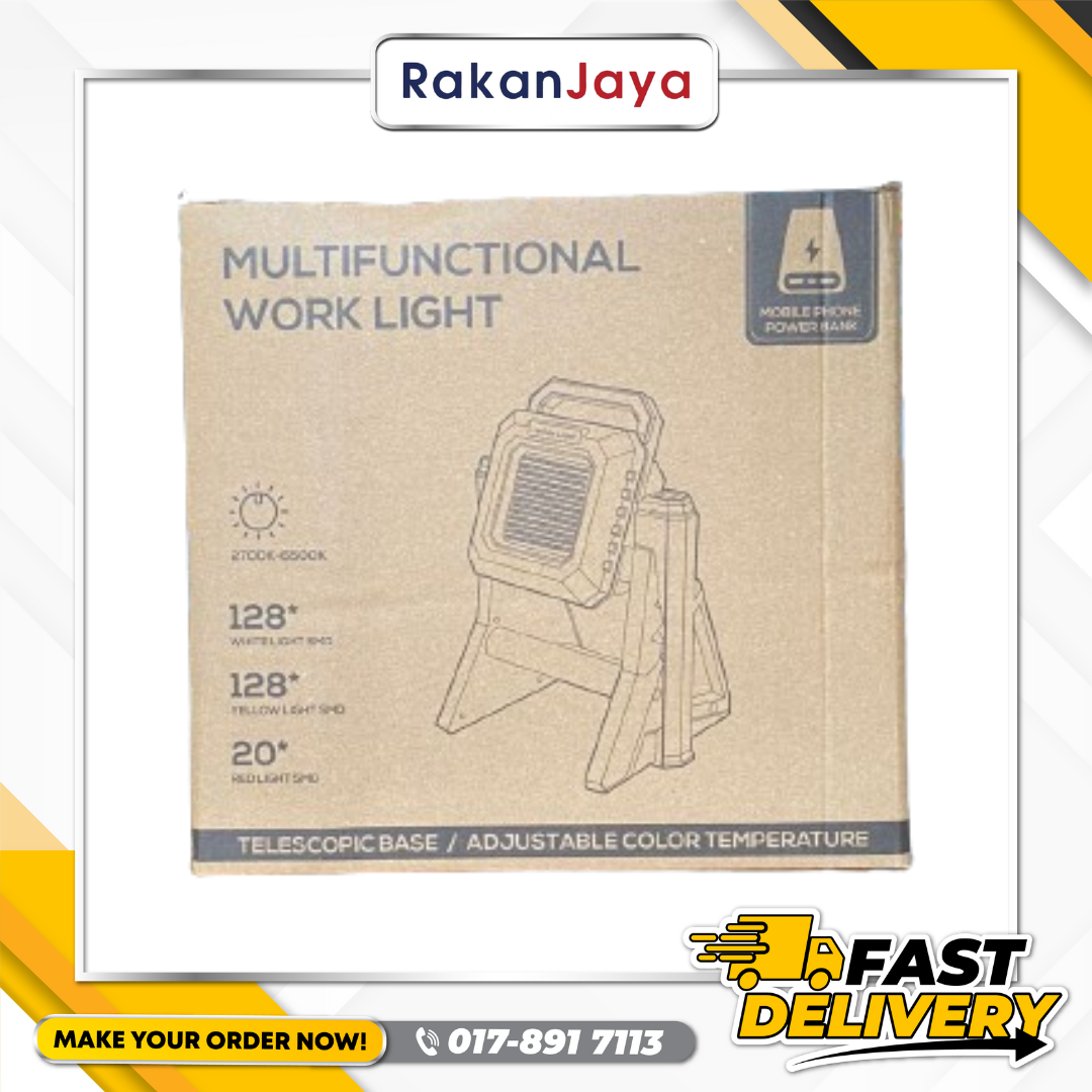 MULTIFUNCTIONAL WORK LIGHT 3000LM