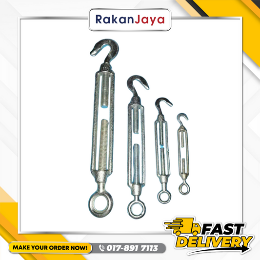 E.GALVANIZED TURNBUCKLE (EYE & HOOK)