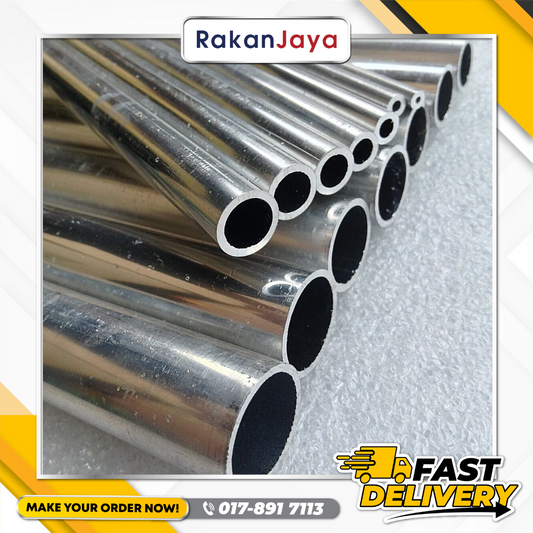 ALUMINIUM ROUND TUBE (6 MTR)
