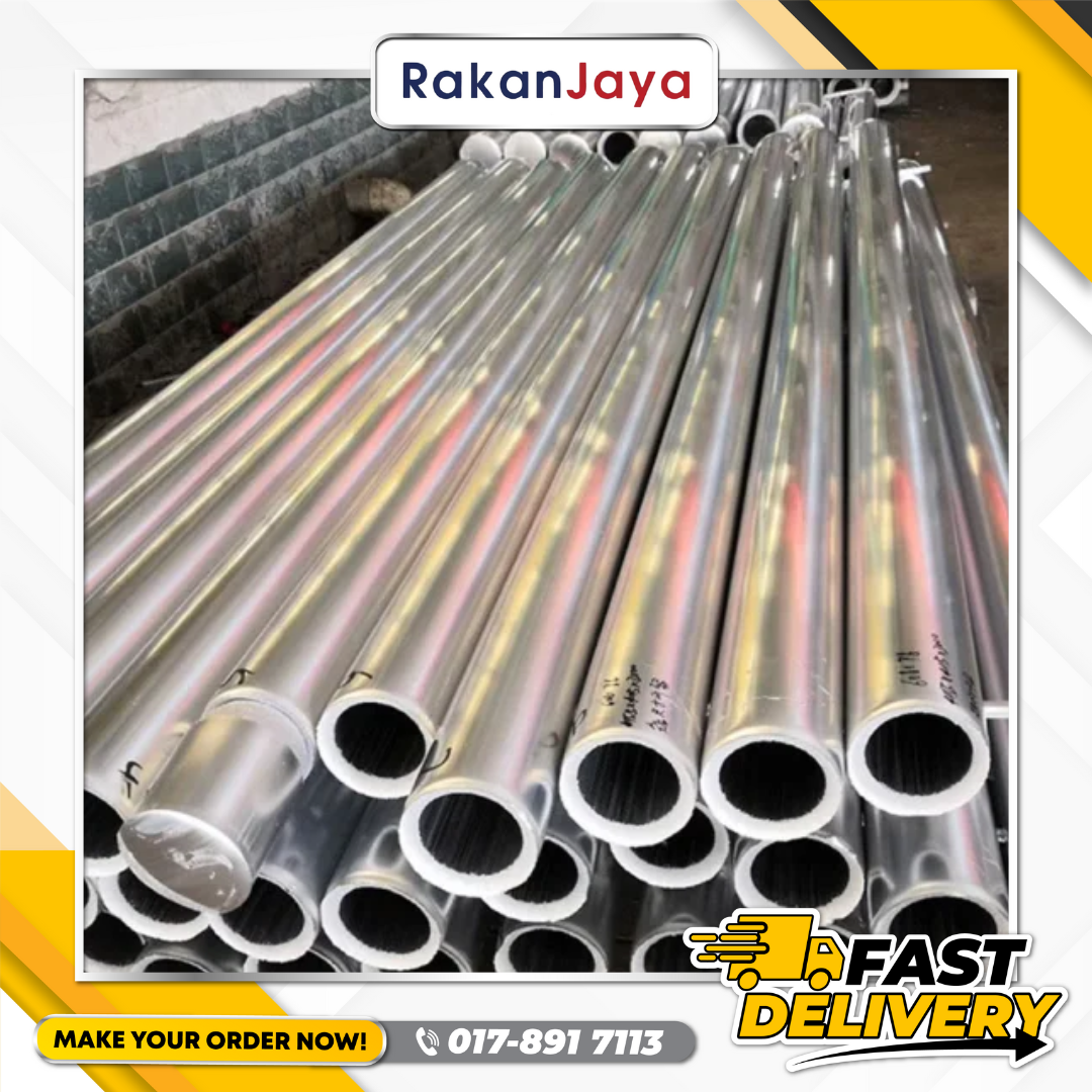 ALUMINIUM ROUND TUBE (6 MTR)