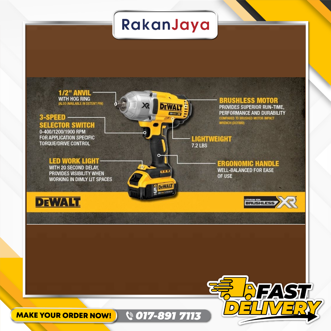 DEWALT DCF899HP2 IMPACT WRENCH