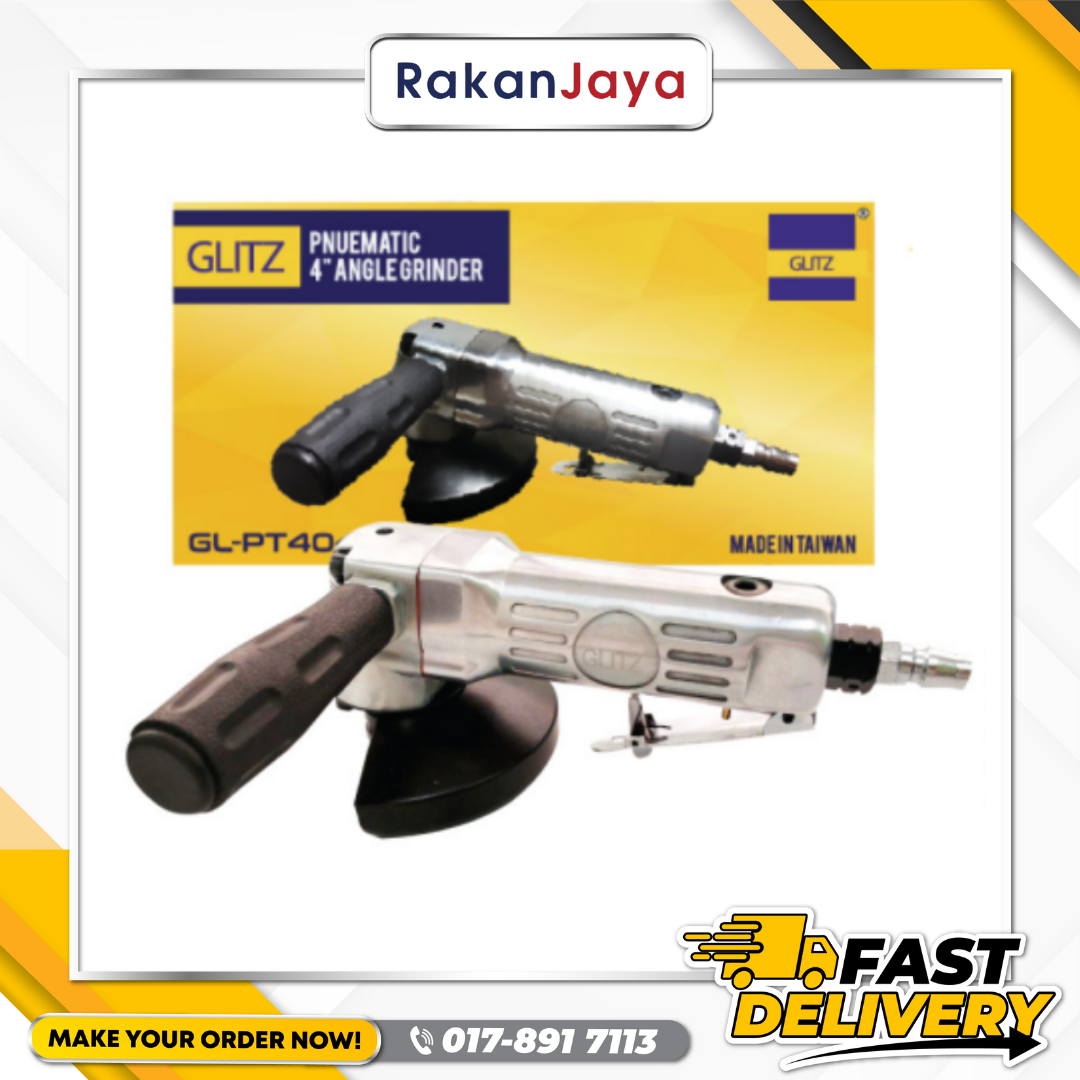 GLITZ GL-PT4040 4" AIR ANGLE GRINDER
