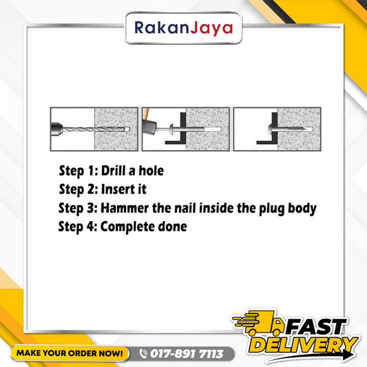 ARROW ZINC ALLOY HAMMER DRIVE ANCHOR