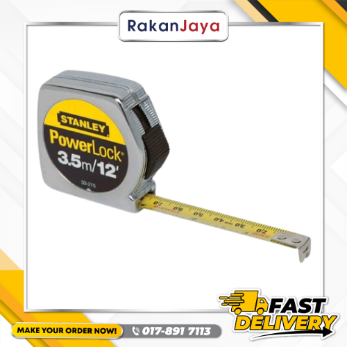STANLEY POWERLOCK MEASURING TAPE / 12' 16' 26'
