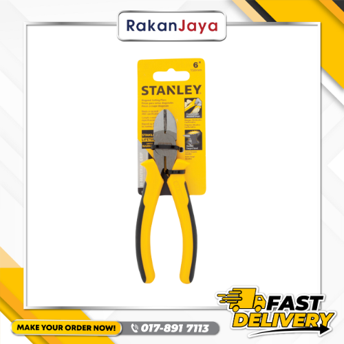 STANLEY DIAGONAL CUTTING PLIERS-6" (84-027)
