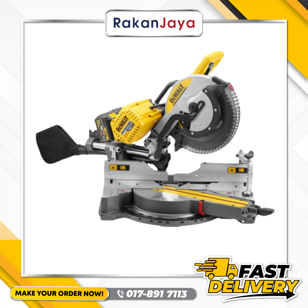 DEWALT DHS780T2 GB CORDLESS MITRE SAW Rakan Jaya Hardware