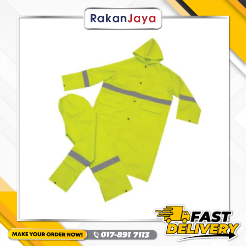 M-SAFE M-PRS HEAVY DUTY PVC RAINSUIT WITH REFLECTOR