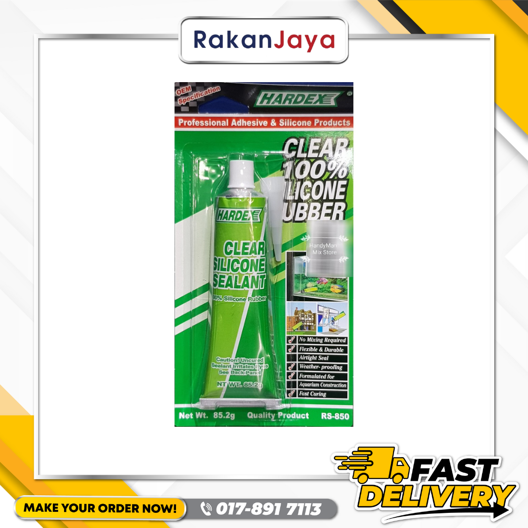 HARDEX RS850 SILICONE CLEAR