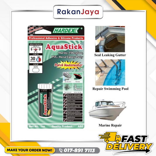 HARDEX AQUA STICK UNDERWATER EPOXY COMPOUND
