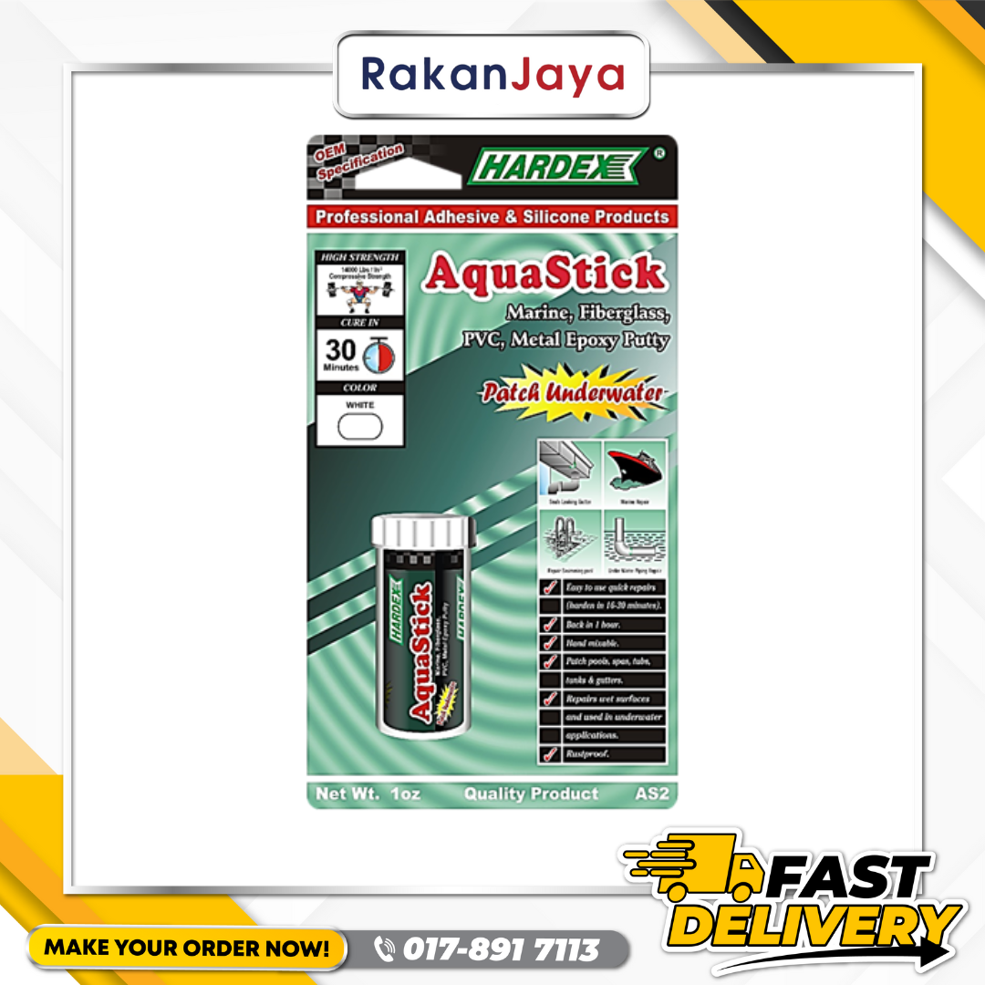 HARDEX AQUA STICK UNDERWATER EPOXY COMPOUND