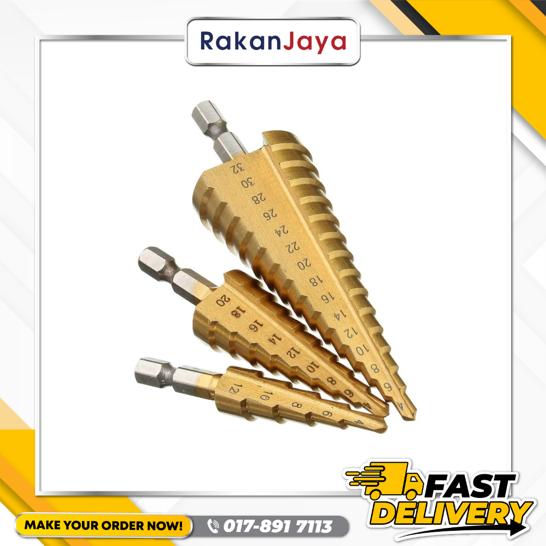 MELODY HSS STEP DRILL TRIANGLE SHANK