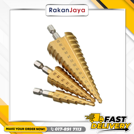 MELODY HSS STEP DRILL TRIANGLE SHANK