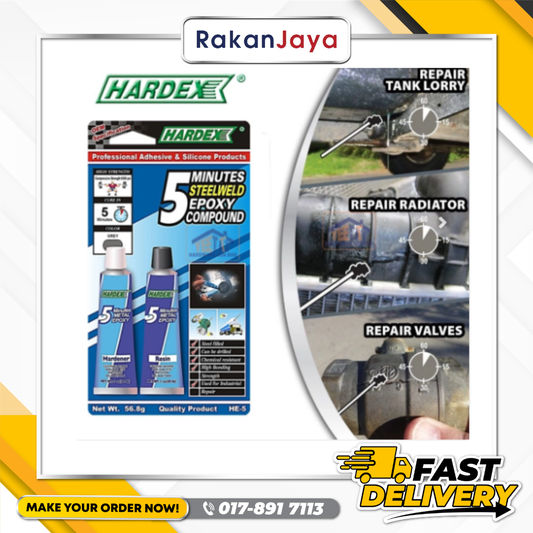 HARDEX 5 MINUTE EPOXY COMPOUND (HE-5)