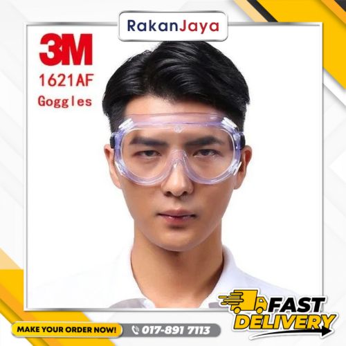 3M SAFETY GOGGLES FOR SPLASH 1621AF