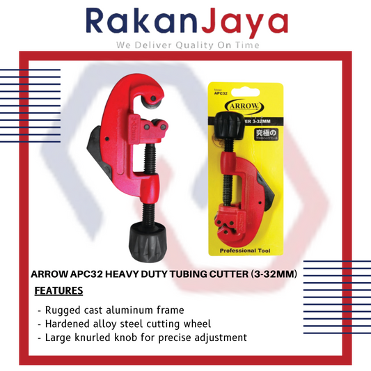 ARROW APC32 HEAVY DUTY TUBING CUTTER (3-32MM)
