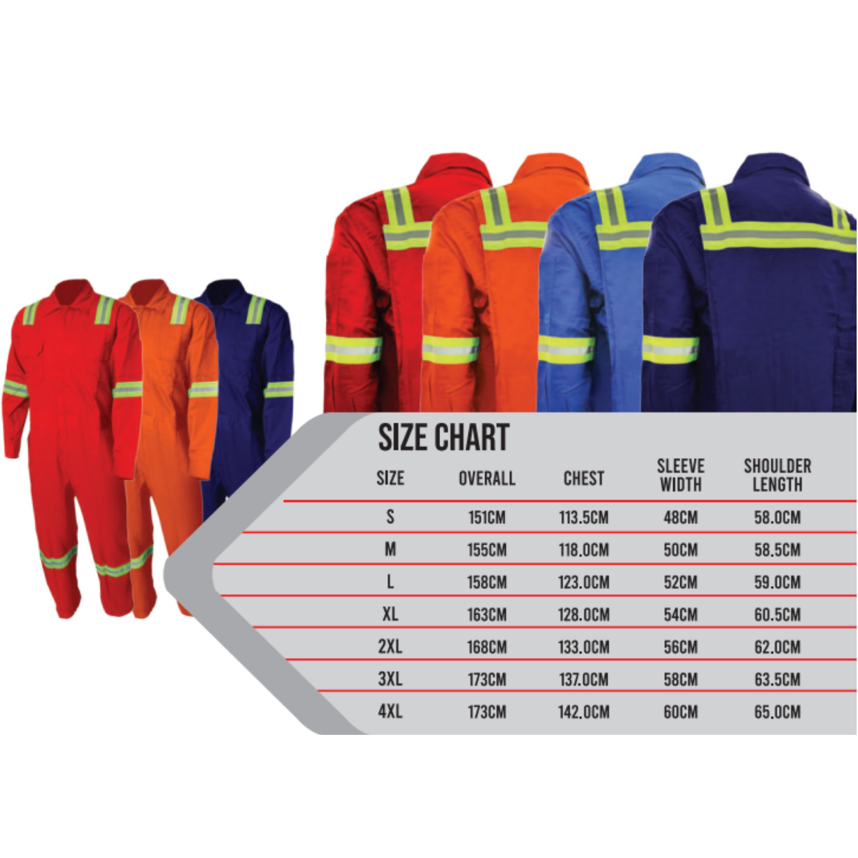 M-SAFE 100% PRE-SHRUNK COTTON COVERALL