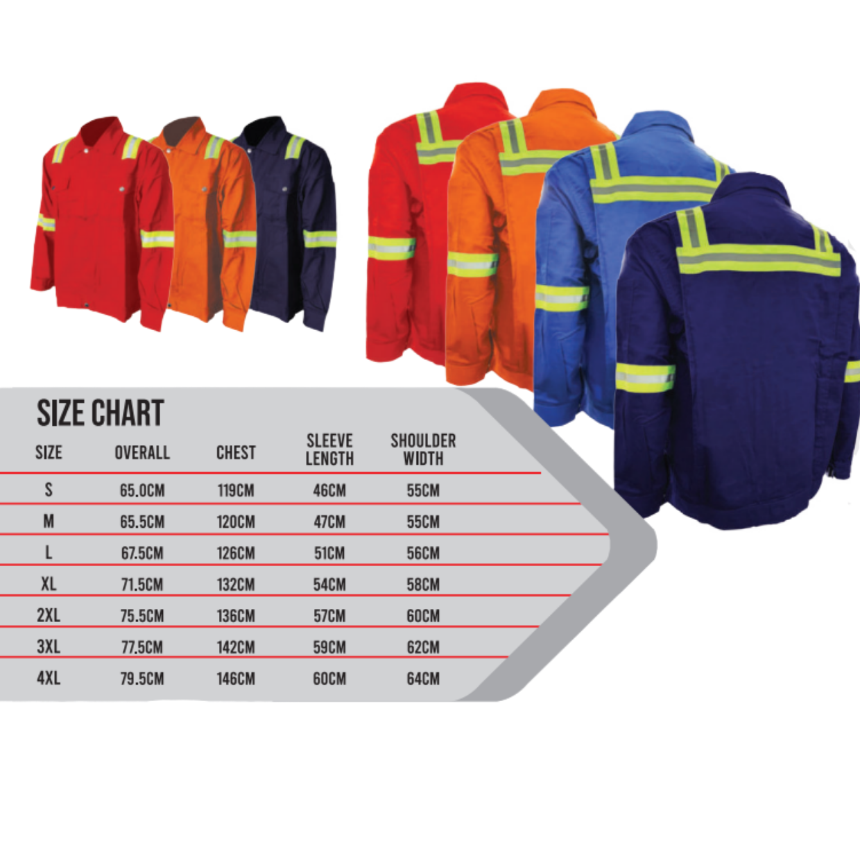M-SAFE 100% PRE-SHRUNK COTTON JACKET