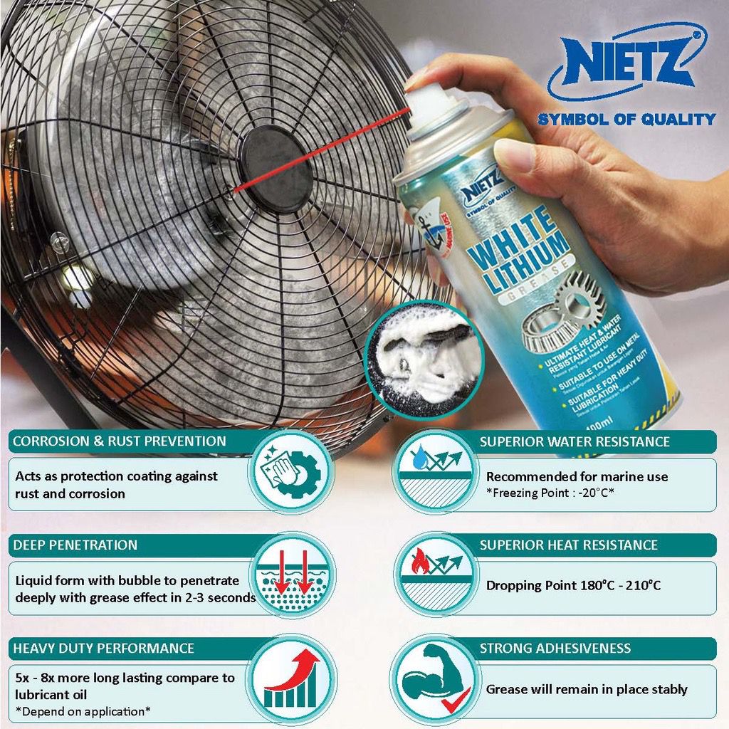 NIETZ AEROSOL SPRAY LUBRICANT