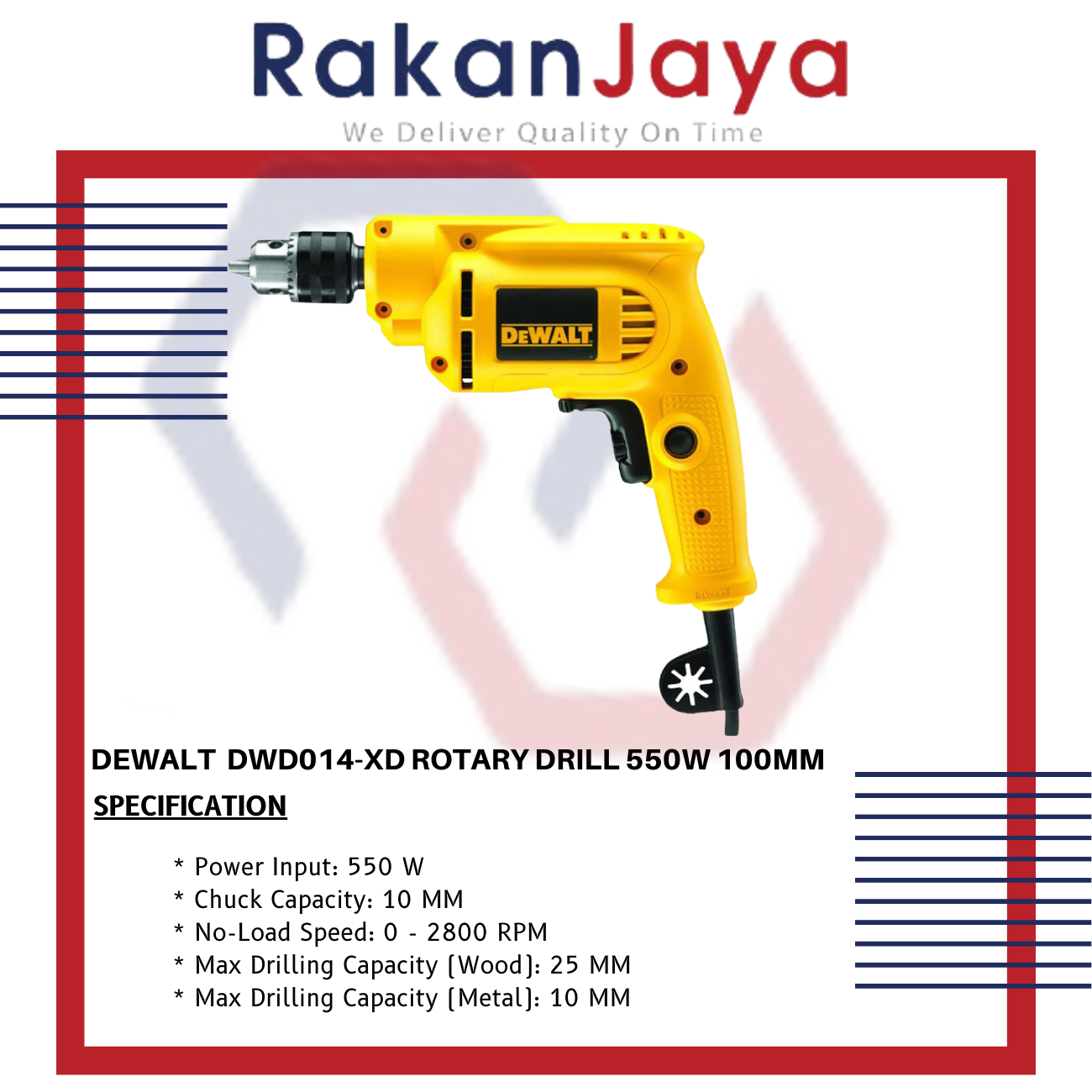 DEWALT DWD014-XD ROTARY DRILL