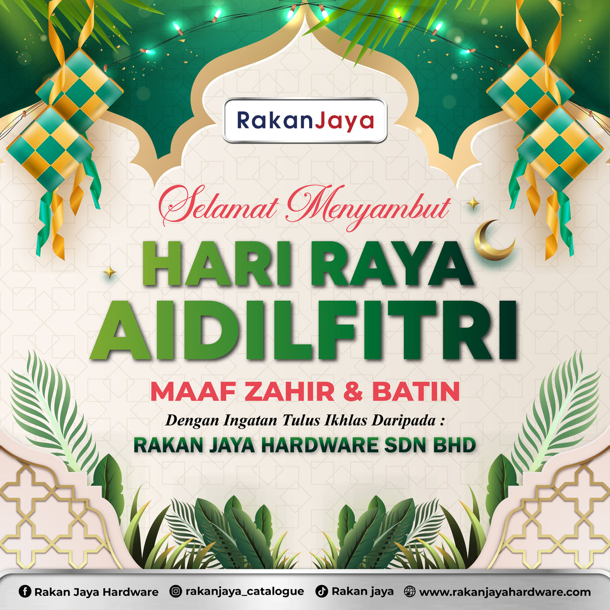 NOTIS PEMBERITAHUAN OPERASI SEMPENA HARI RAYA AIDILFITRI – Rakan Jaya ...