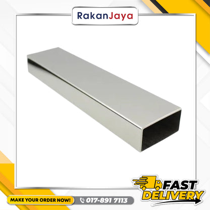 SS304 STAINLESS STEEL (ORNAMENTAL) HOLLOW SECTION (RHS) (6MTR)