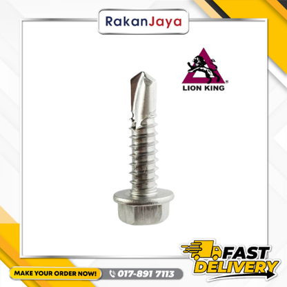 LION-KING SELF DRILLING SCREW WITHOUT WASHER (FOR METAL)