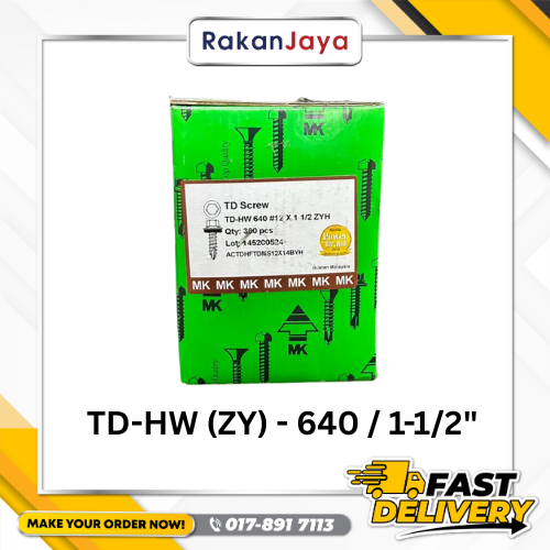 SELF DRILLING SCREW WITH WASHER (FOR WOOD)