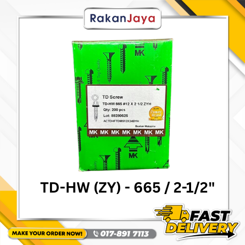 SELF DRILLING SCREW WITH WASHER (FOR WOOD)