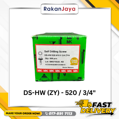 SELF DRILLING SCREW WITH WASHER (FOR METAL)