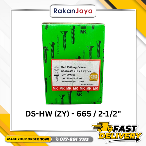 SELF DRILLING SCREW WITH WASHER (FOR METAL)