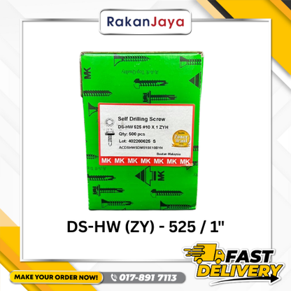 SELF DRILLING SCREW WITH WASHER (FOR METAL)