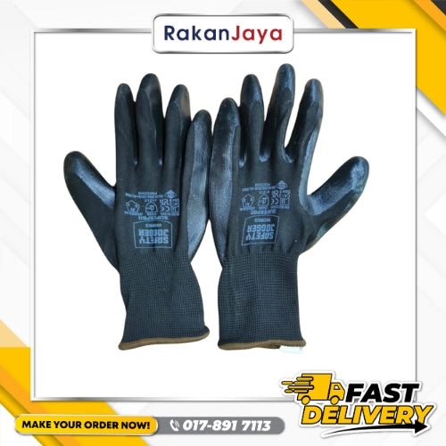 SUPERPRO SAFETY JOGGER POLYSTER GLOVES (OIL RESISTANT)