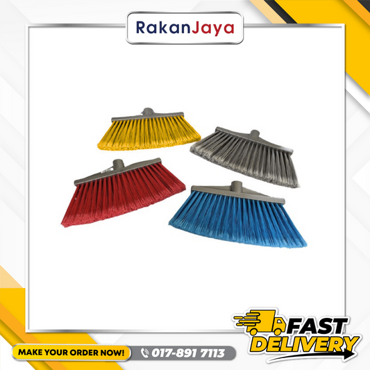 RAYACO SOFT BROOM C/W 4' COLOUR HANDLE (2026)