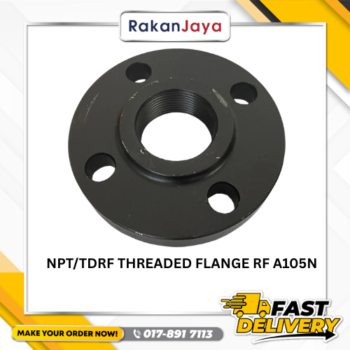 NPT / TDRF THREADED FLANGE RF A105N