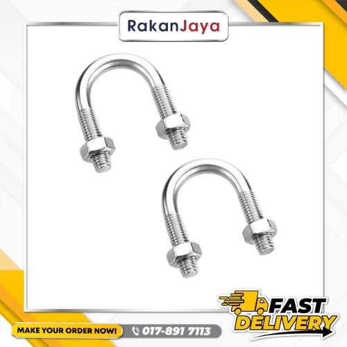 GI (GALVANISED IRON) U-BOLT C/W NUT