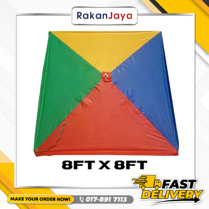 SQUARE UMBRELLA (8FT X 8FT)