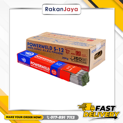 POWERWELD WELDING ELECTRODE (5KG) ( E6013 S-12 )