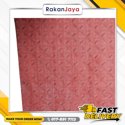 RED TOMBO GASKET 50"X 50"