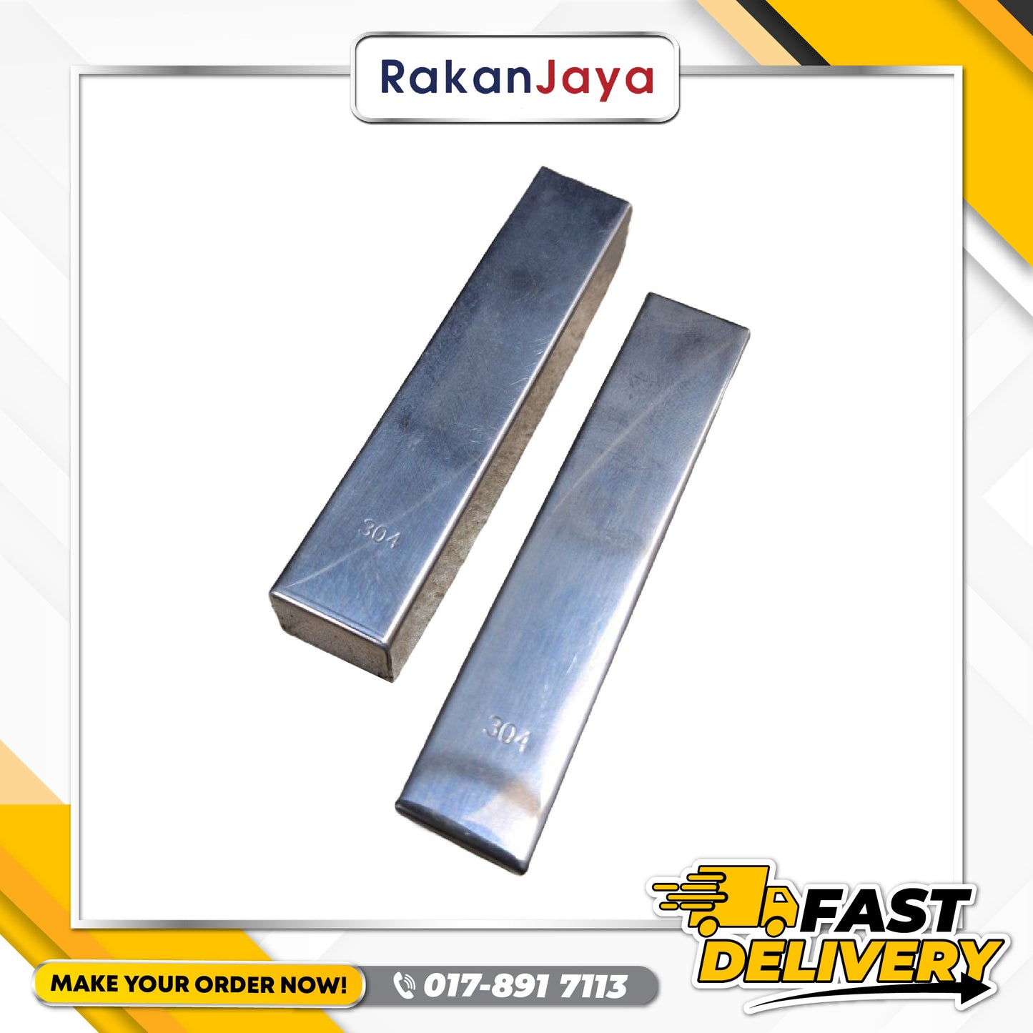 ALUMINIUM GATE PANEL STAINLESS STEEL 304 CAPPING (GATE ACCESSORIES)